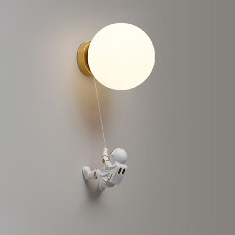 Kid Room One Head Wandleuchter Astronauten Boy Room Wandmontage Leuchte Leuchte