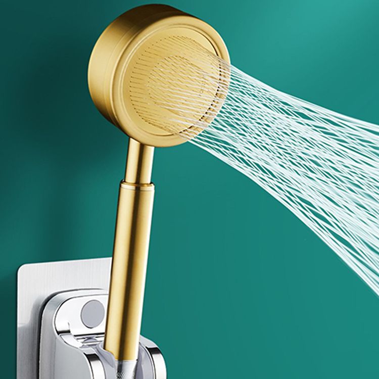 Gold Handheld Shower Head Pressurized 304 Stainless Steel Shower Head