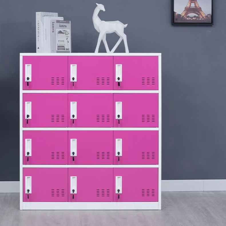 Metal Non-Hanging Cabinet Modern Storage Cabinet with Hinged Doors