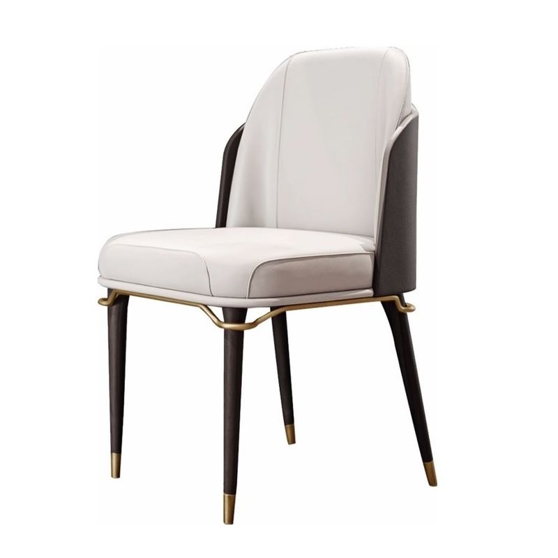 Parsons Dining Accent Chair Glam Armless Dining Chairs for Home