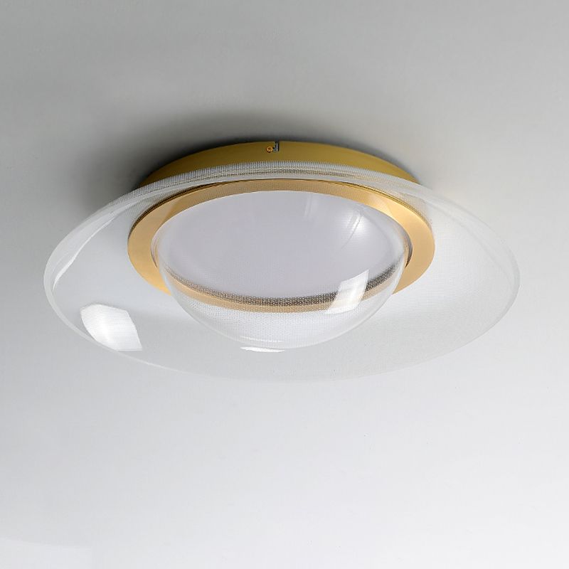 Modern Creative Style Flush Mount Acrylic LED Ceiling Light Fixture for Bedroom