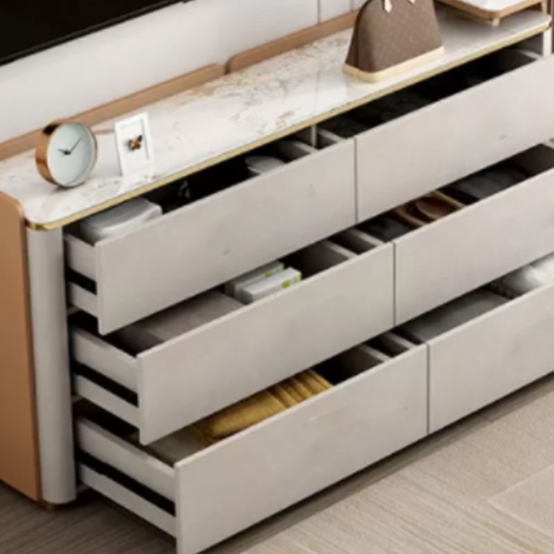 Stone Storage Chest Classic Glam 11.7 Inch Width Storage Chest Dresser