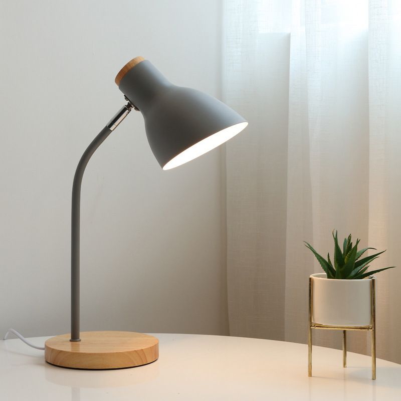 Lampade da tavolo da notte geometriche in metallo 1 Modern Light Light Light