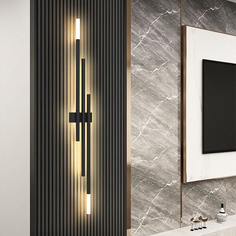 Quadratische Form Metallwand Licht moderner Stil 3 Lichter Wandhalterung Licht