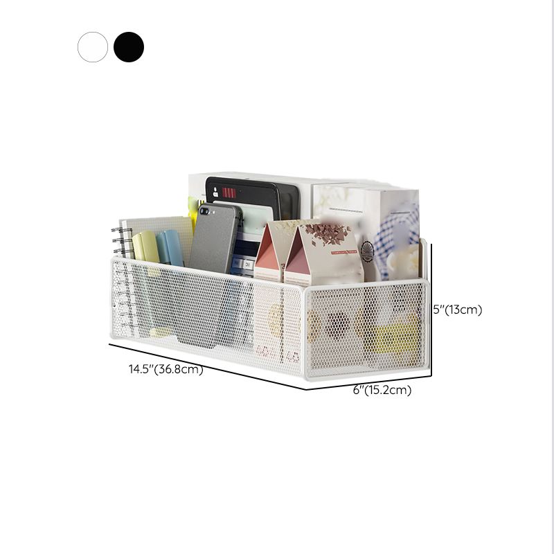 Industrial Floating Bookshelf Closed Back Metal Bookcase with Shelves