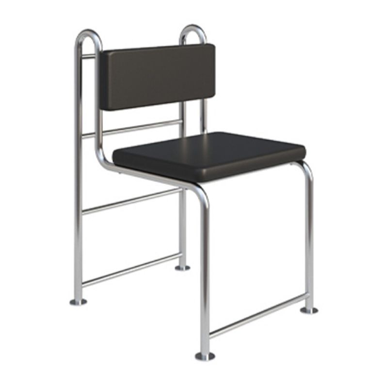 Contemporary Side Chair Metal Open Back Dining Room Chair for Indoor