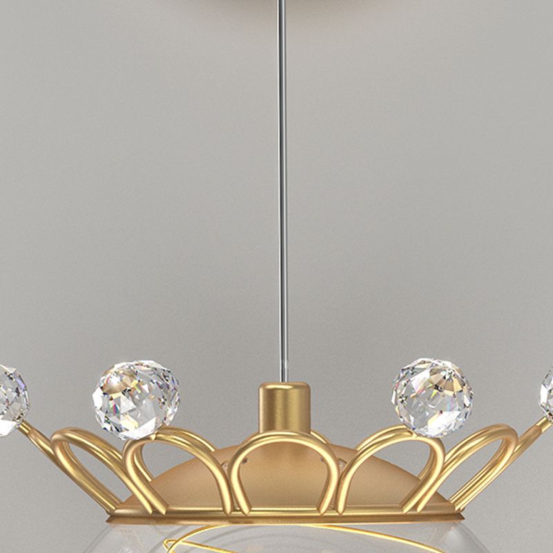 Ball Shape Glass Wall Light Modern Style Multi Lights Wall Mount Light