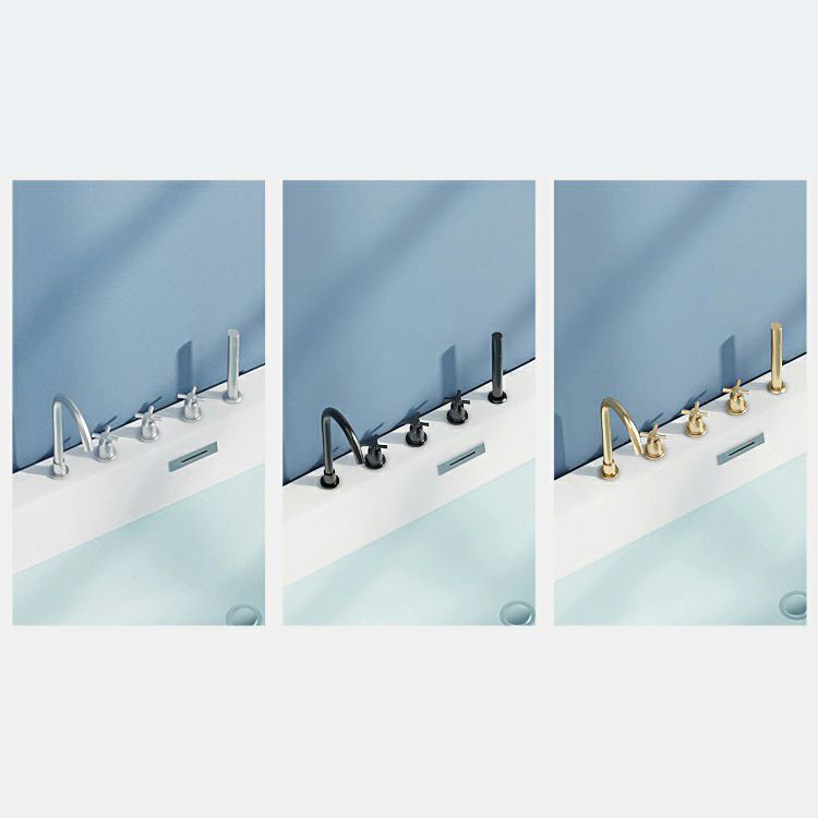 Freestanding Acrylic Bathtub Rectangular Modern Bathtub with Drain and Overflow Trim