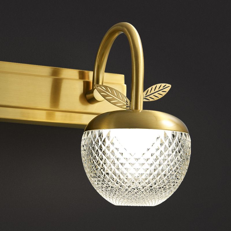 Global Vanity Wall Light Fixtures Modern Minimalist Style Vanity Lights with Acrylic Shade