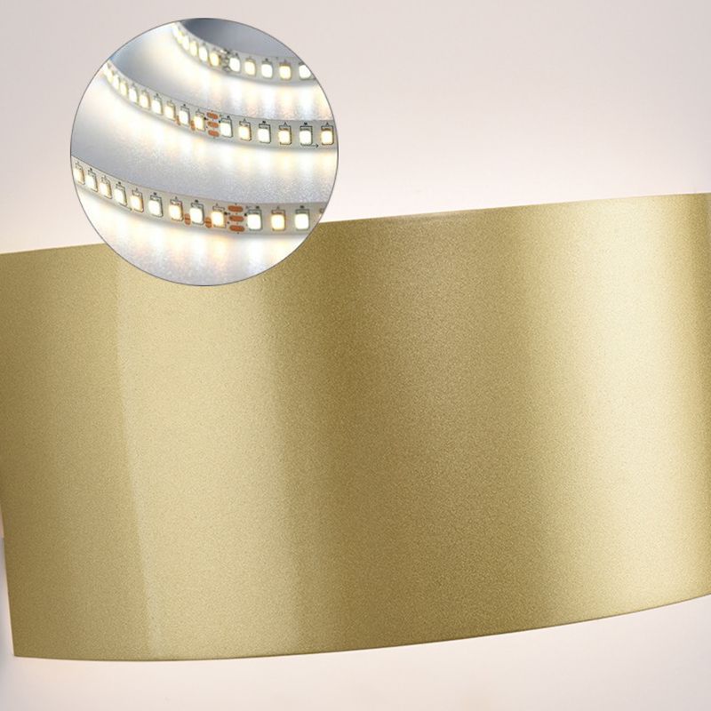 1-Light Geometric Sconce Modern Metal Sconce Light for Living Room