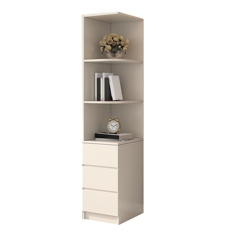 Contemporary Style Wardrobe White Colour Wood Wardrobe Closet for Home