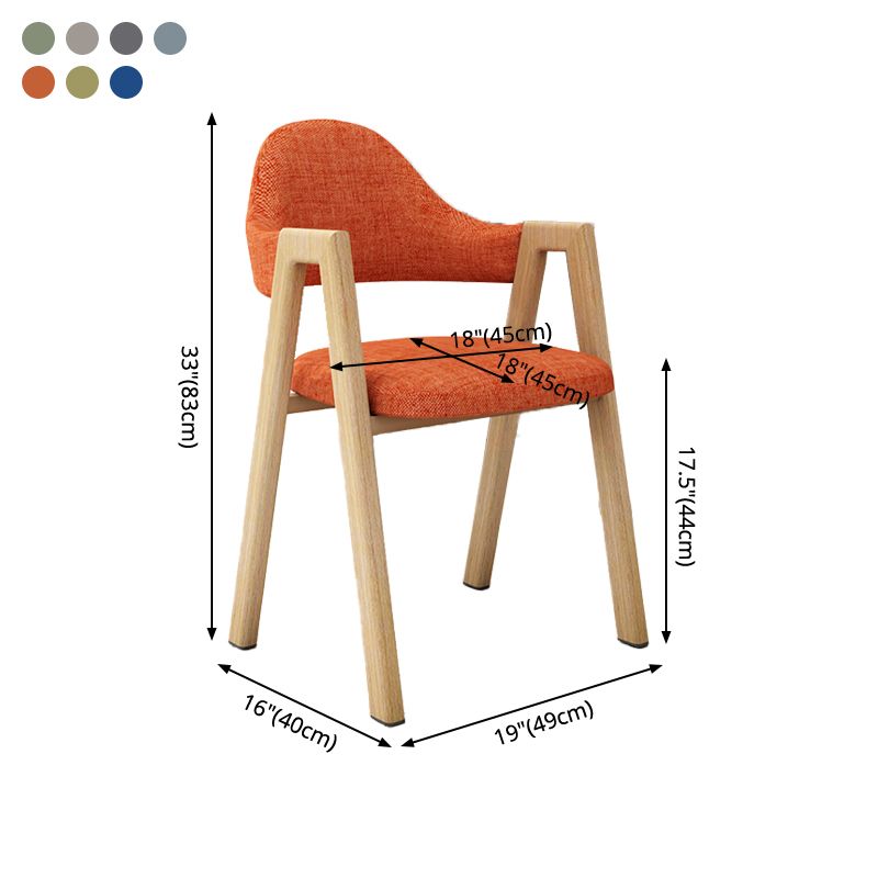 Chaise d'appoint contemporaine en métal, chaise simple à dossier ouvert et rembourrée pour la maison