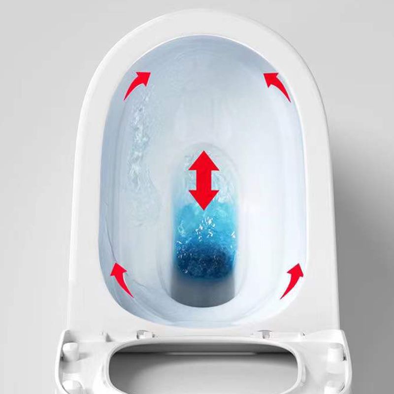 Contemporary All-In-One Flush Toilet Floor Mount Urine Toilet with Seat for Washroom