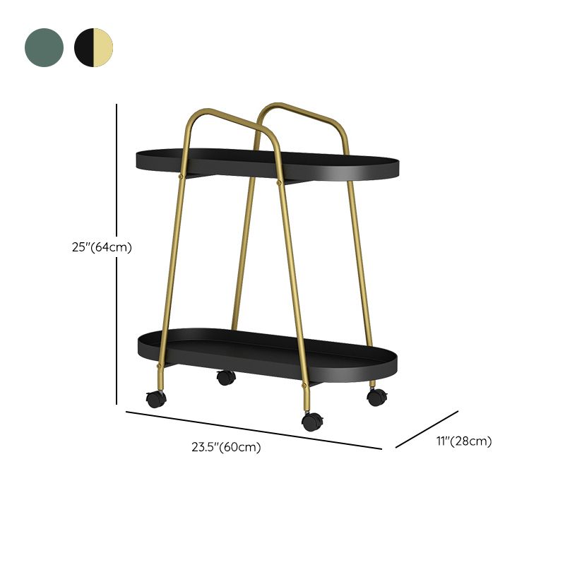 11" Wide Glam Corner Table Rectangular Accent Side Table with Storage