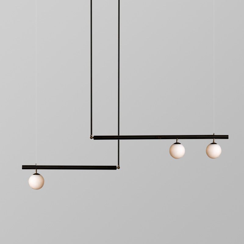 Modern Simplicity Pendant Lighting Globe Glass Island Lighting for Dining Room