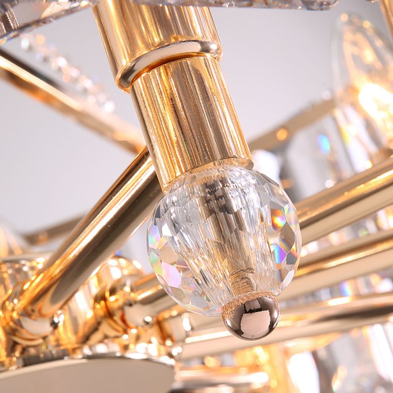 Lumières de lustre moderne Crystal Sphere Chandelier lustre d'éclairage d'éclairage Crystal