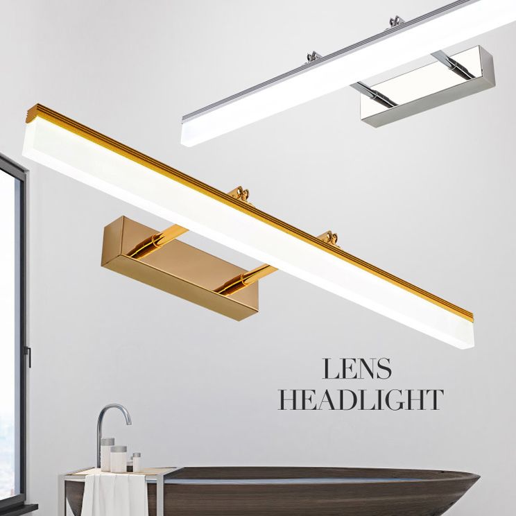Contemporary Simplicity Rectangle Wall Mounted Lights Acrylic Wall Mounted Lamp for Bathroom