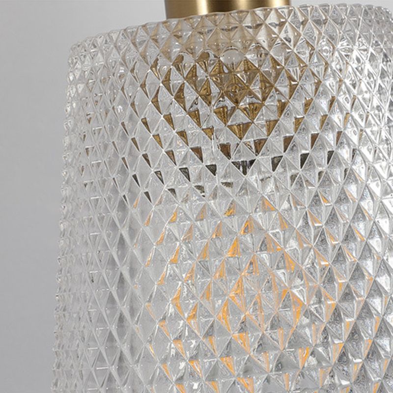 Glass Geometric Wall Sconces Industrial Style 1 Light Wall Mounted Lamps