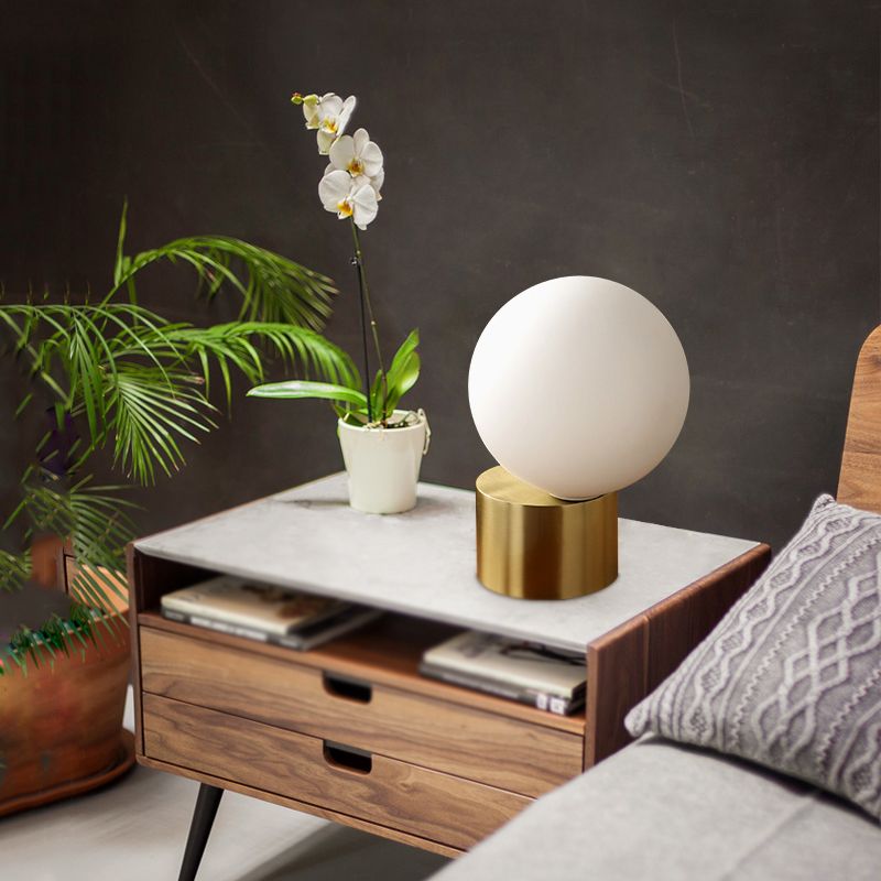 Moderno decorativo in vetro in vetro da tavolo da letto camera da letto ombra globo luci