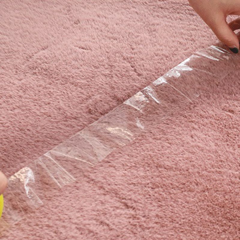 Tapis rectangulaire de couleur unie, résistant aux taches, pour la décoration de la maison