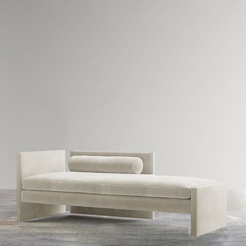 Living Room Chaise Square Arms Modern Style Chaise Lounge with Upholster