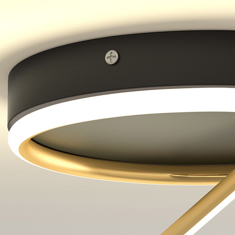 Modern Style Led Flush Mount Lighting High Brightness Metal Linear Led Ceiling Light for Corridor
