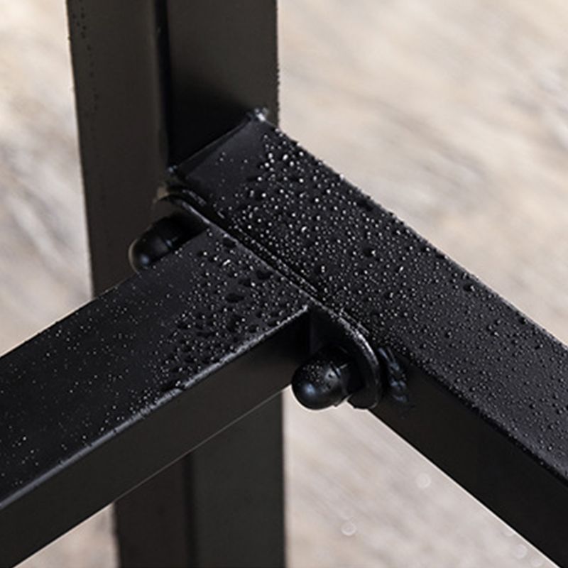 Contemporary Style Counter-height Stool Living Room Bar Stool with Metal Legs