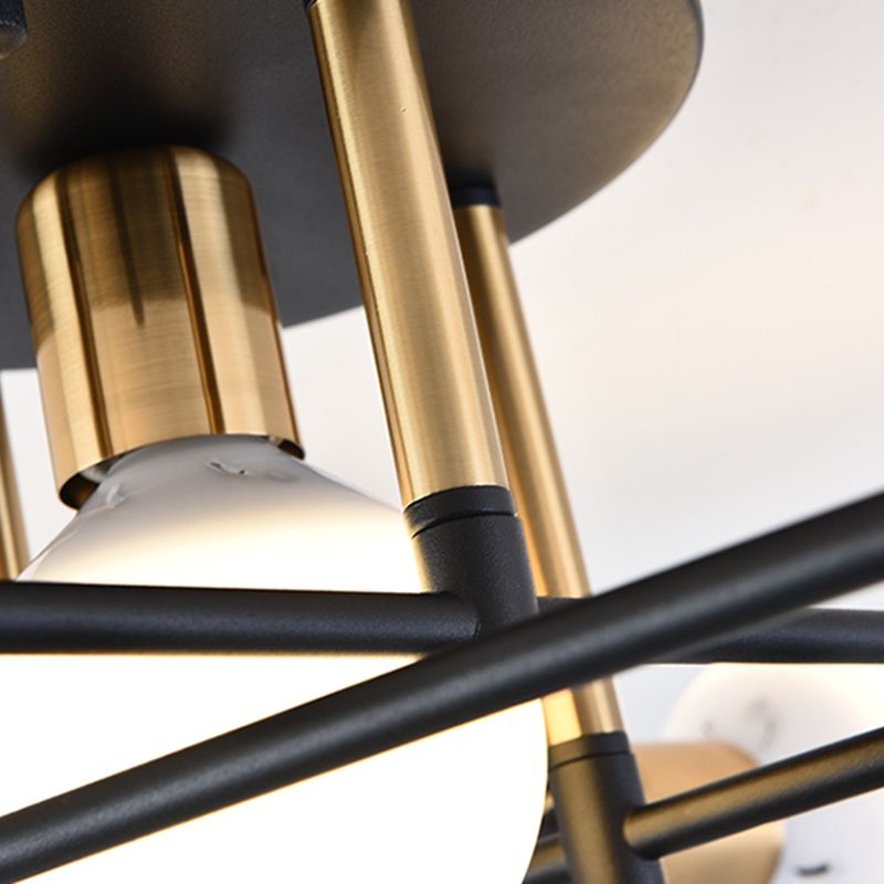 Nordic Style Iron Ceiling Lamp Adjustable Ceiling Light for Living Room