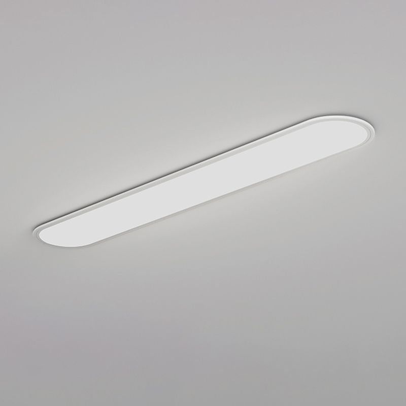 1-Light Ceiling Light Simple LED Ceiling Mount Light with Acrylic Shade for Bedroom