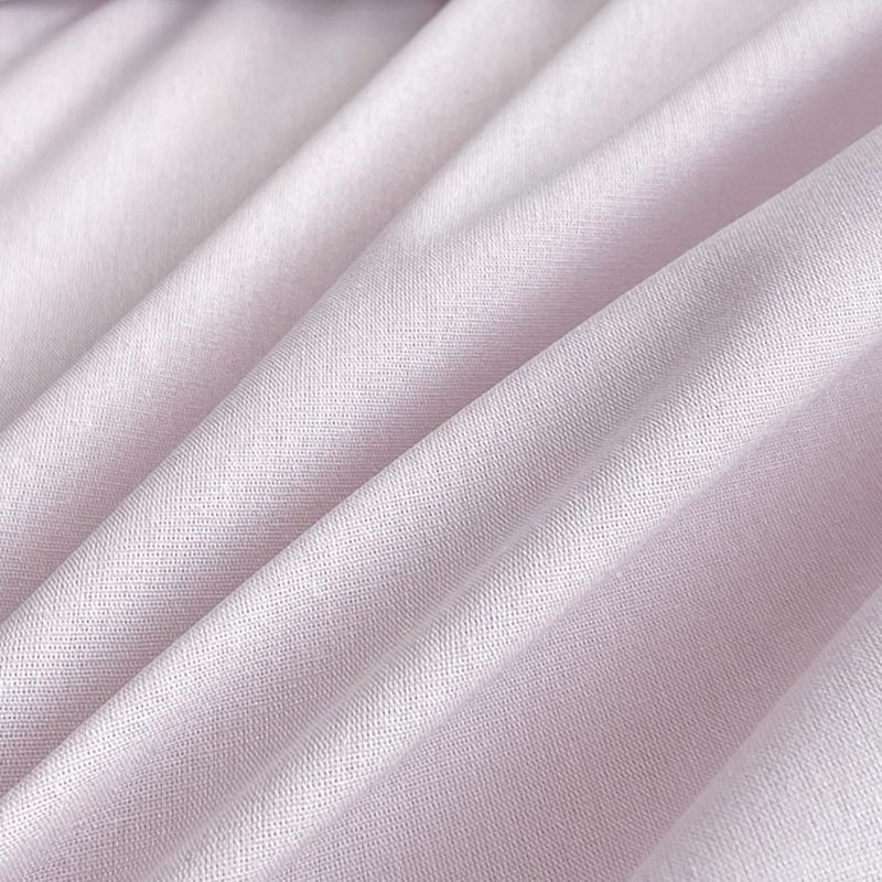Modern Bed Sheet Set Solid Basic Cotton Fitted Sheet for Bedroom