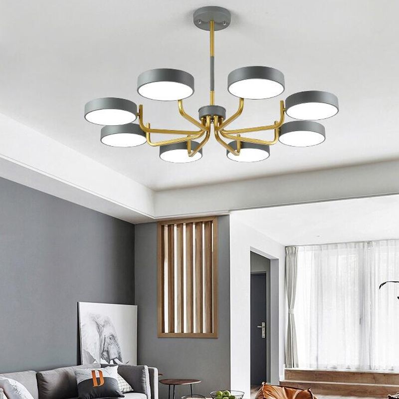 Geometry Shape Pendant Chandeliers Contemporary Metal Chandelier Lighting Fixtures