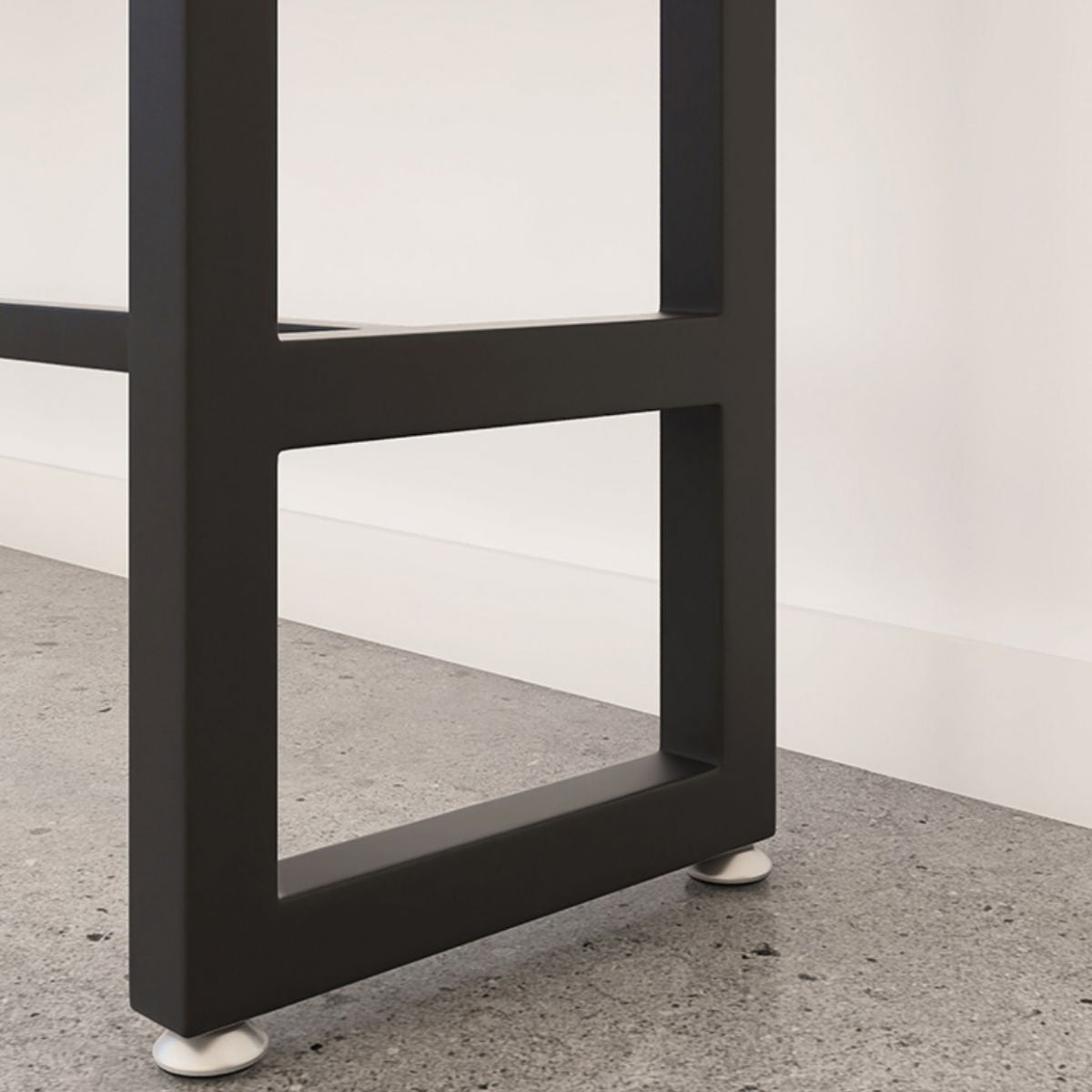 Glam Rectangle Bar Table Set 1/4/7 Pcs Iron Frame Bar Table and Upholstered Stools