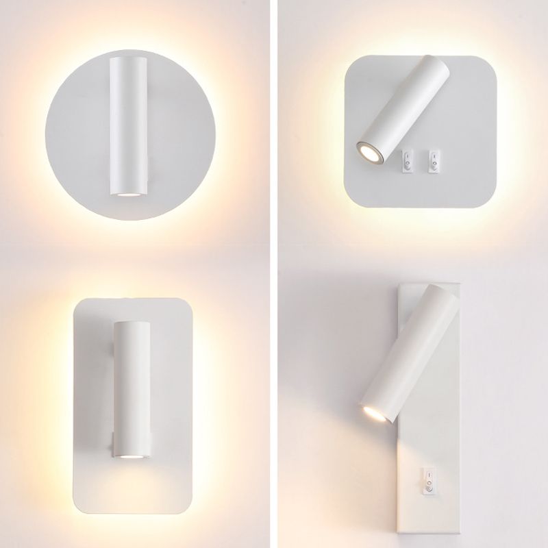 Noordse moderne stijl roteerbare wandbevestiging lamp armatuur led huis slaapkamer muur sconce