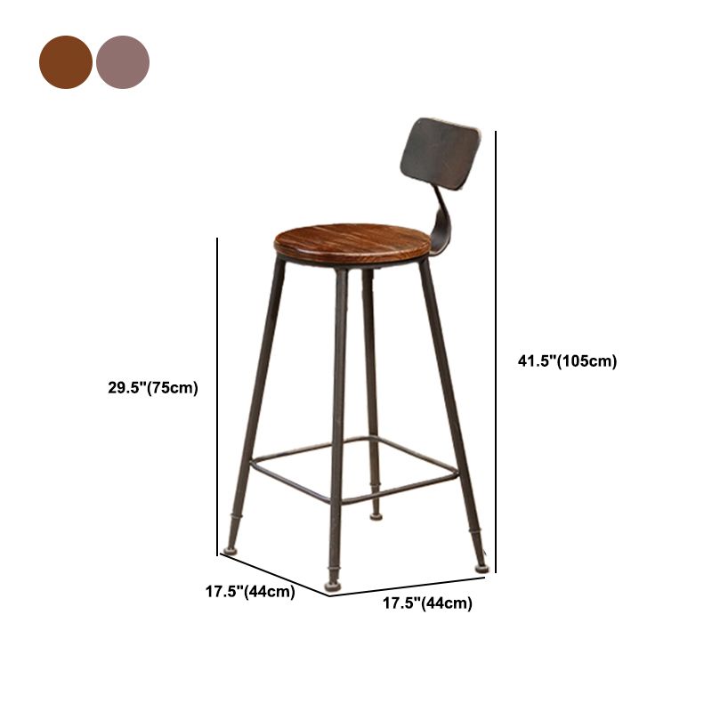 Industrial Rectangle Bar Stool and Table Set 1/2/7 Pieces Indoor Wood Pub Dining Set