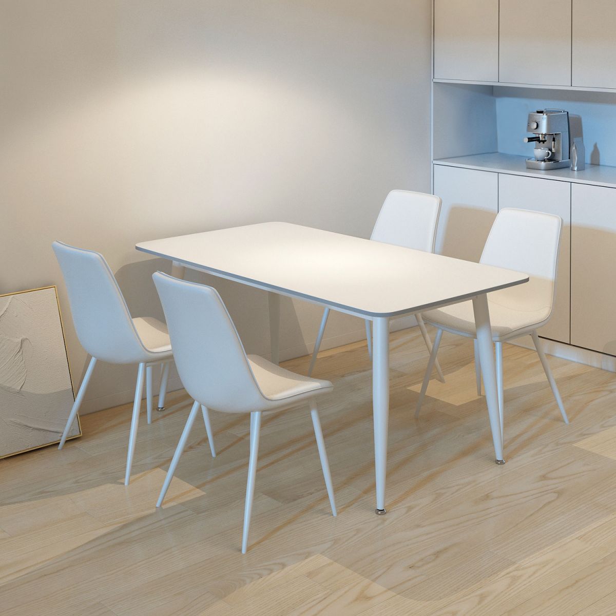 4 Legs Dinner Room Kitchen Table Rectangle Dining Room Table