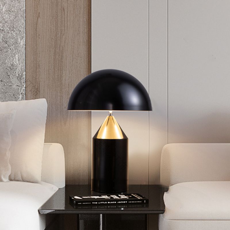 Dome-Shaped Nights and Lamp Modern Style Metal 1 Light Table Lamp