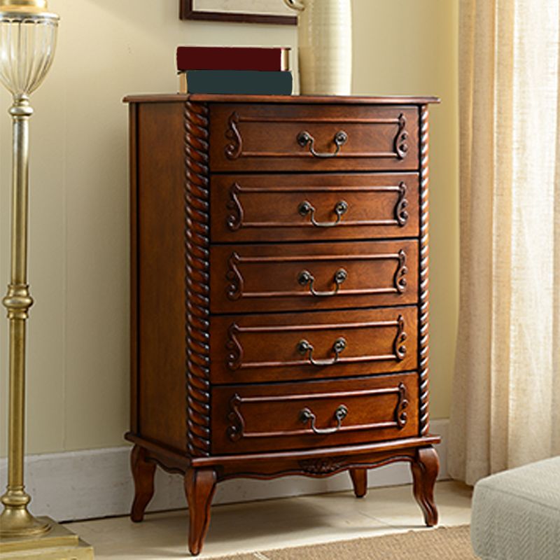 Traditional Dresser Solid Wood Storage Chest with 2/3/5 Drawers