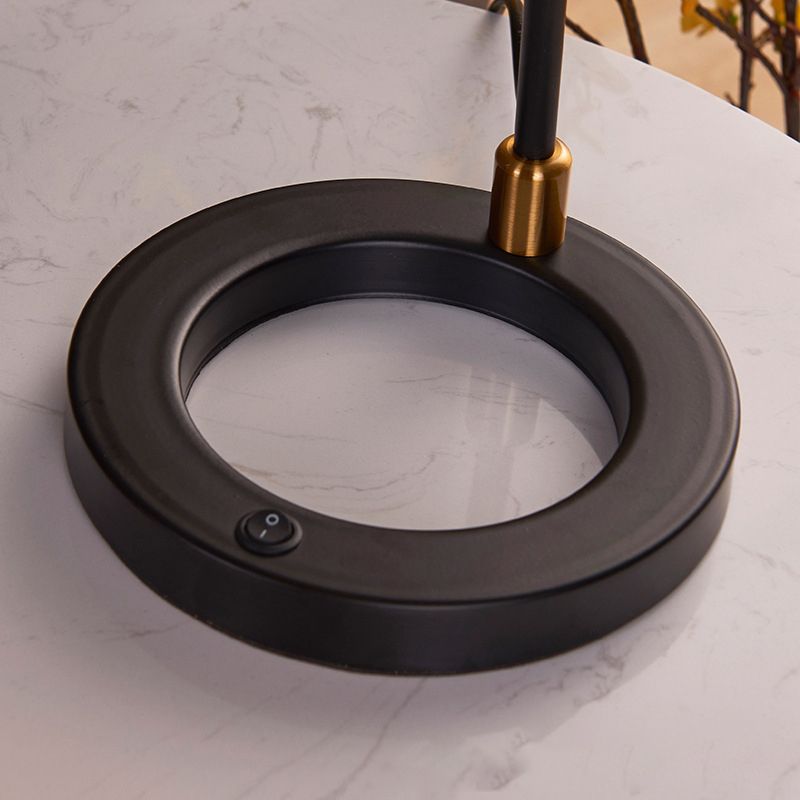 Lampada da scrivania moderna Funzione illuminazione da tavolo metallico per il salotto della camera da letto dello studio
