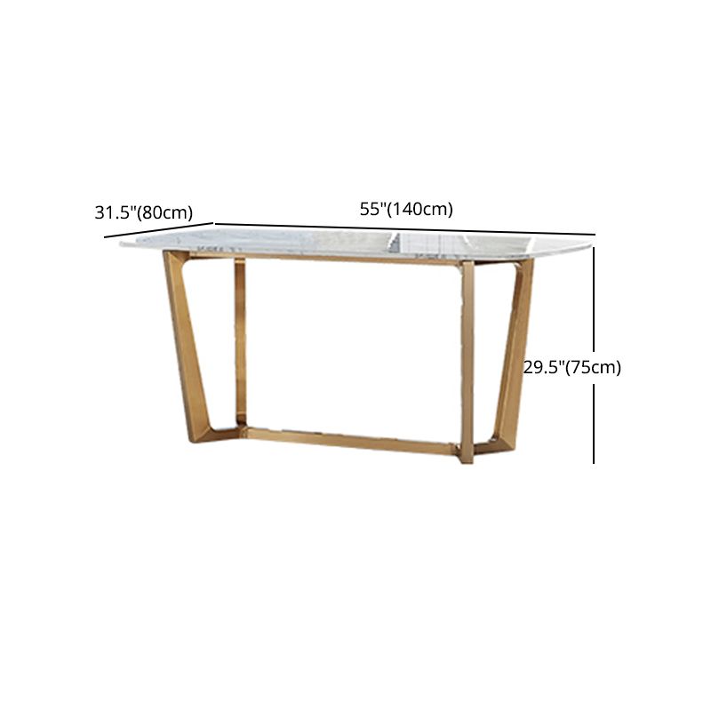 Glam 1/4/5/6/7 Pieces Dining Set Marble Dining Table Set for Dining Areas