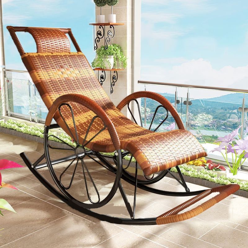 Modern Style Lounge Leisure Lazy Sofa Chair Family Rocking Chair for Balcony