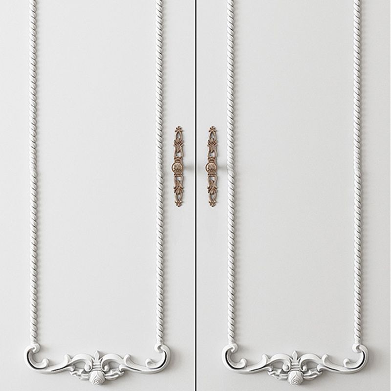 Bedroom Hinged Door Storage Cabinet Manufactured Wood French Country Cabinet with Drawers