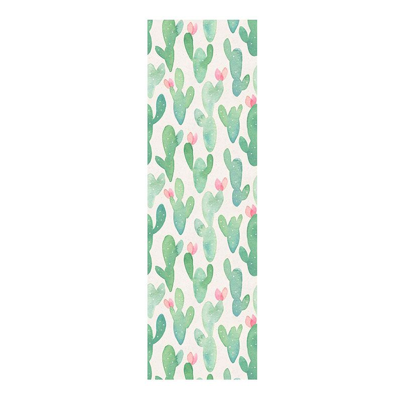 Water-Resistant Cactus Wall Covering Plaster Wallpaper Roll for Kids, Easy to Remove