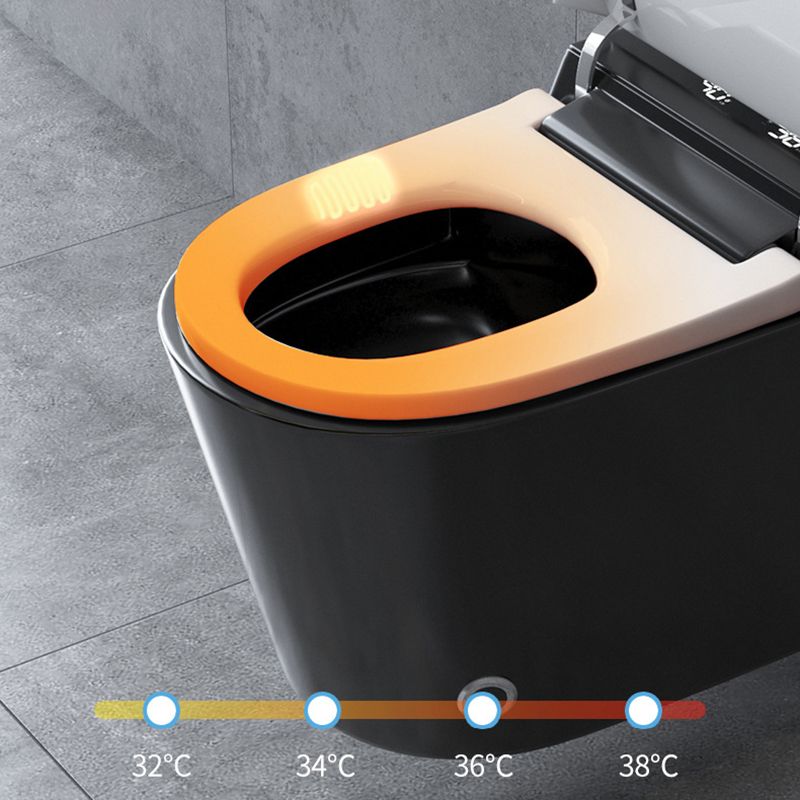 Modern Siphon Jet Flush Toilet One-Piece Wall Mount Toilet for Bathroom