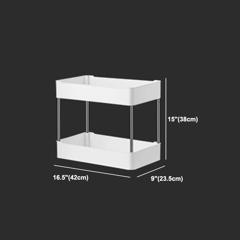 Libreria etagere aperta contemporanea con libreria di plastica in telaio in acciaio