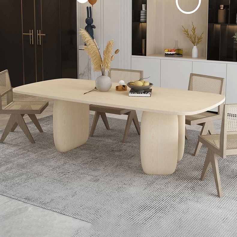 Solid Wood Furniture with Chairs 1/2/4/5 Pcs Modern Dinette Set for Home Use