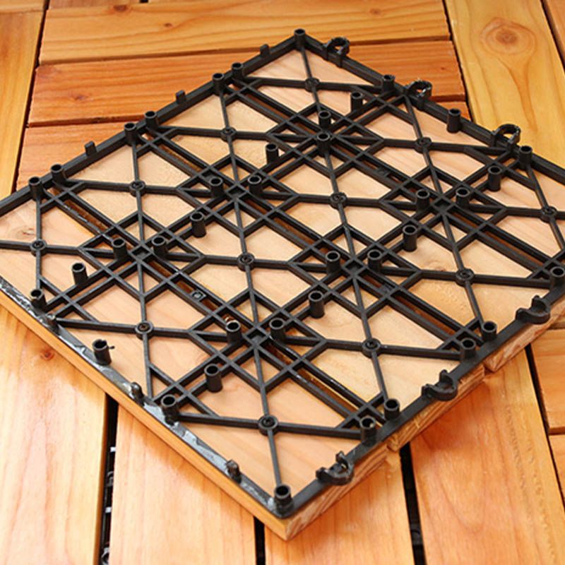 Interlocking Patio Flooring Tiles Solid Wood Patio Flooring Tiles