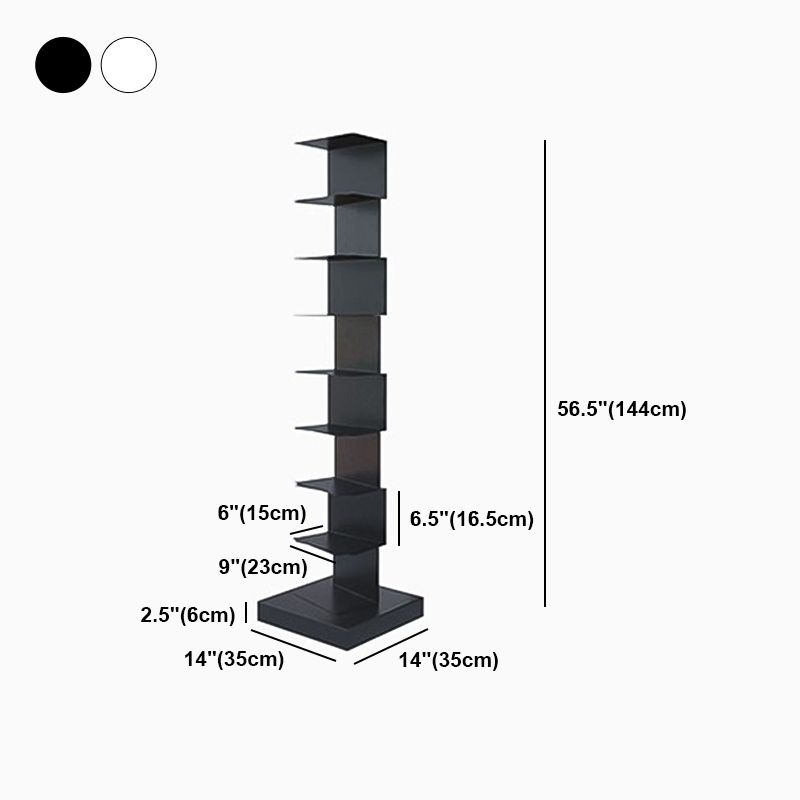 Libreria in stile moderno scaffale in acciaio inossidabile libreria per casa