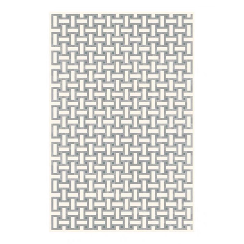 Brown Pattern Carpet Polyester Simple Carpet Non-Slip Backing Carpet for Drawing Room