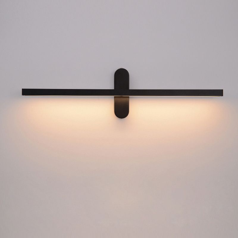 Modern Metal Wall Light Straight Rotatable 1 Light Wall Sconce for Bedroom