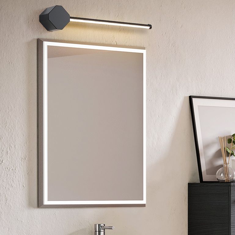 Lampade per pareti di vanità lineare moderne Sconce da vanità in metallo